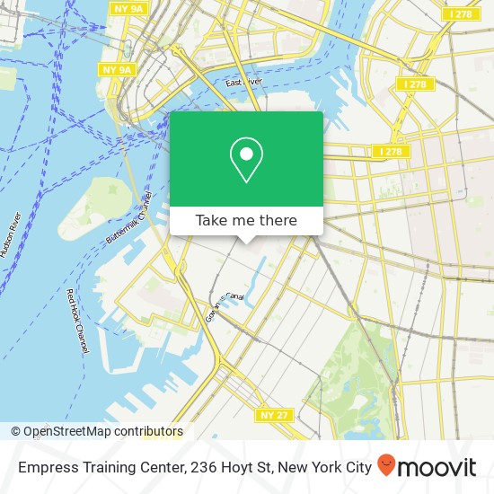 Mapa de Empress Training Center, 236 Hoyt St