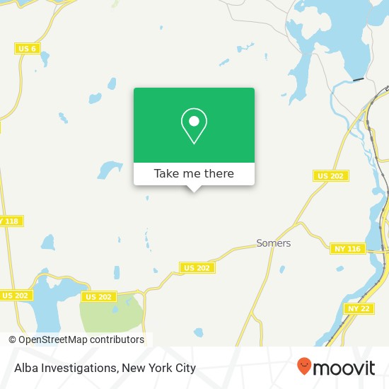 Alba Investigations map