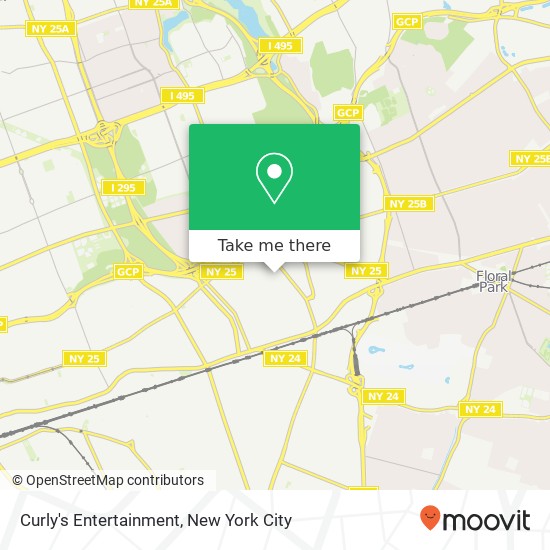 Curly's Entertainment map