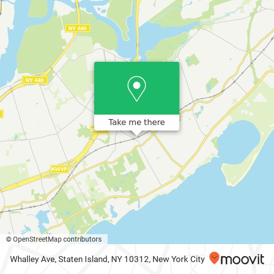 Mapa de Whalley Ave, Staten Island, NY 10312