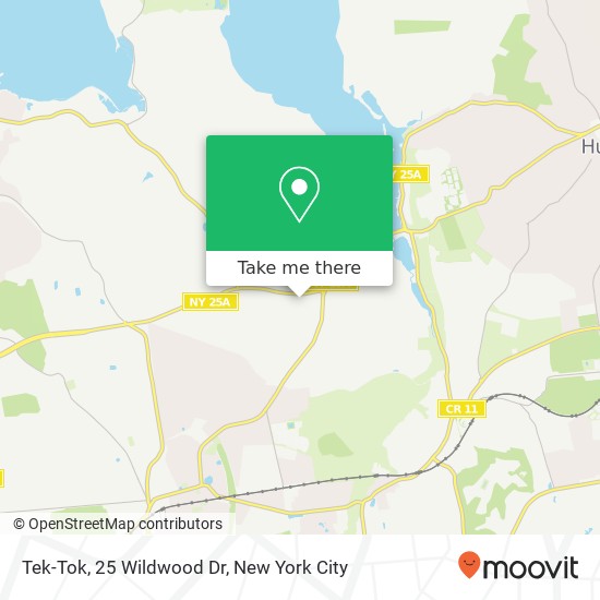 Mapa de Tek-Tok, 25 Wildwood Dr