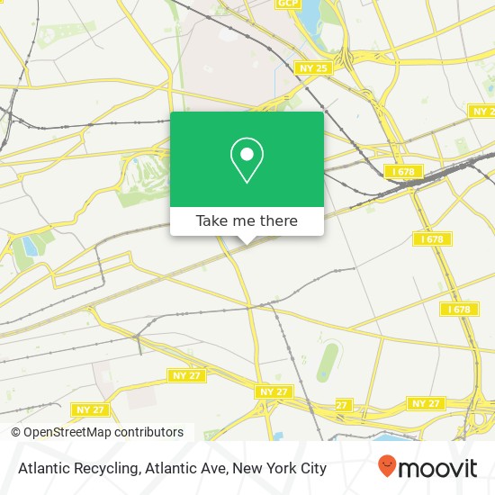 Atlantic Recycling, Atlantic Ave map