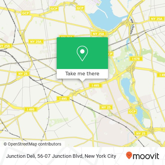 Junction Deli, 56-07 Junction Blvd map