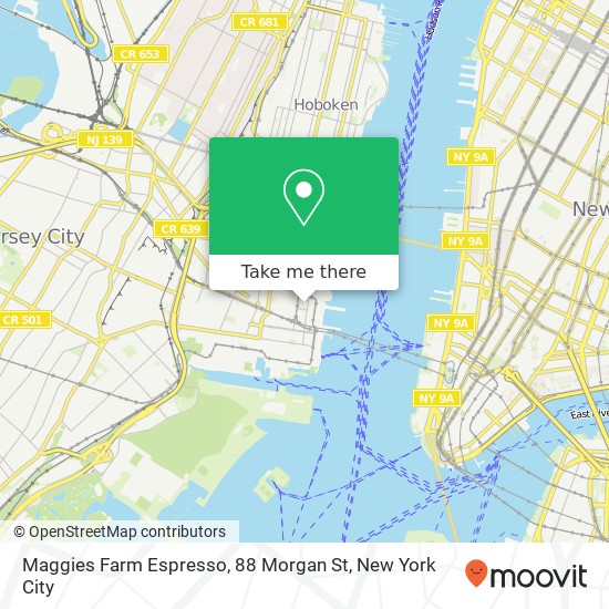 Maggies Farm Espresso, 88 Morgan St map