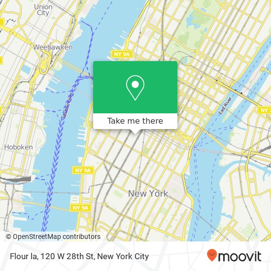 Mapa de Flour la, 120 W 28th St