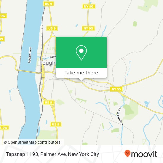 Tapsnap 1193, Palmer Ave map