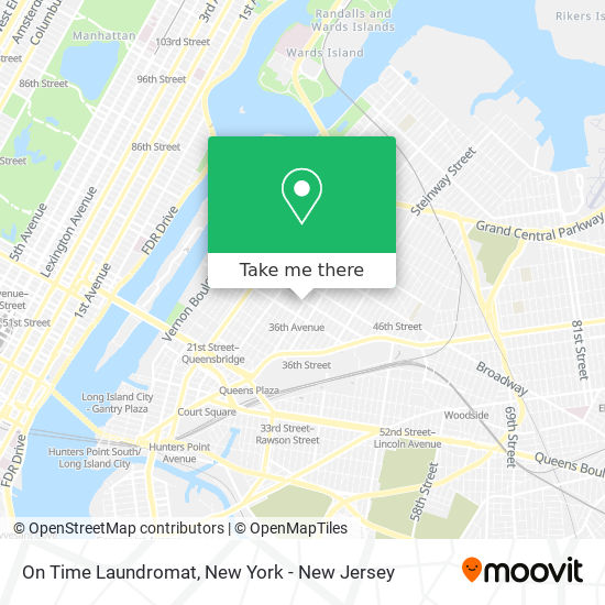 On Time Laundromat map