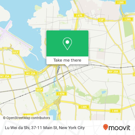 Mapa de Lu Wei da Shi, 37-11 Main St
