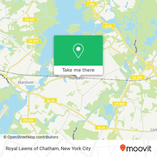 Royal Lawns of Chatham map