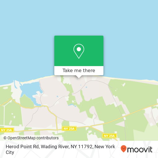 Herod Point Rd, Wading River, NY 11792 map