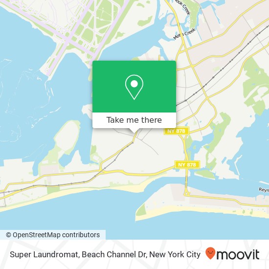 Super Laundromat, Beach Channel Dr map
