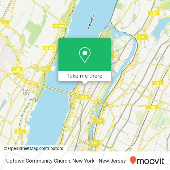 Mapa de Uptown Community Church