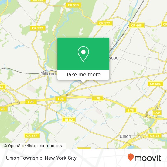 Mapa de Union Township