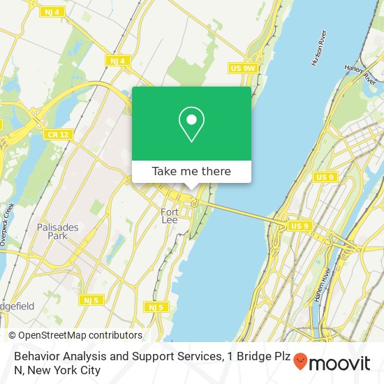 Behavior Analysis and Support Services, 1 Bridge Plz N map