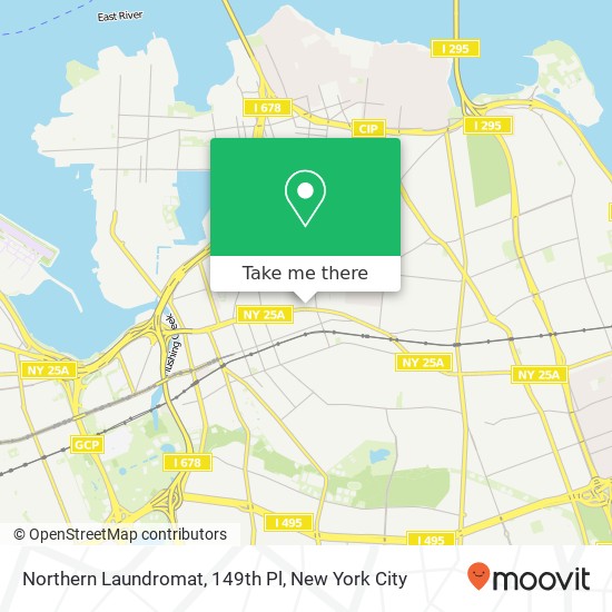 Mapa de Northern Laundromat, 149th Pl