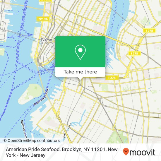 American Pride Seafood, Brooklyn, NY 11201 map