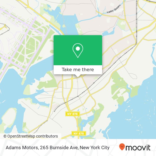 Adams Motors, 265 Burnside Ave map