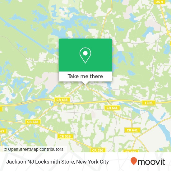 Jackson NJ Locksmith Store, 426 Chandler Rd map