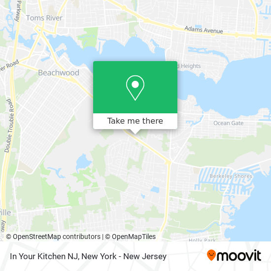 In Your Kitchen NJ map