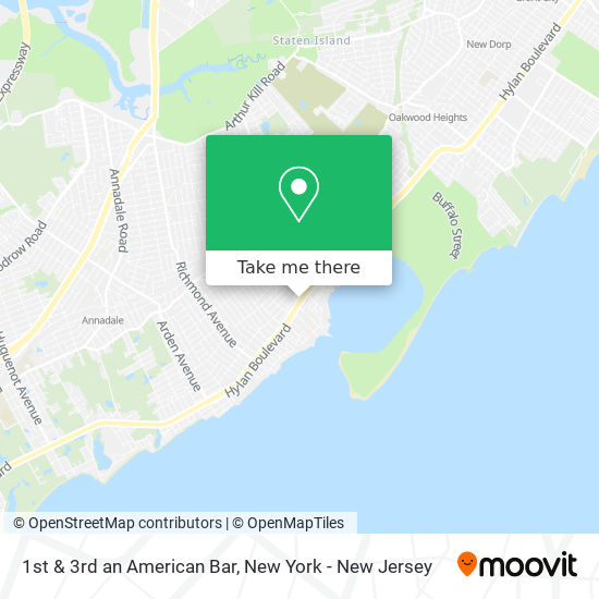 1st & 3rd an American Bar map