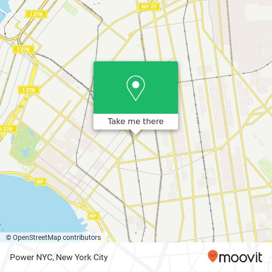 Power NYC map