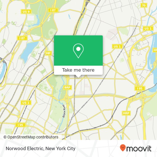 Mapa de Norwood Electric