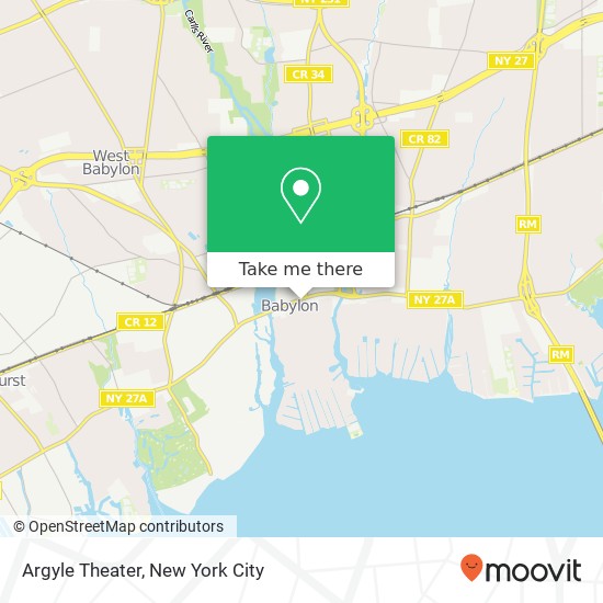 Mapa de Argyle Theater