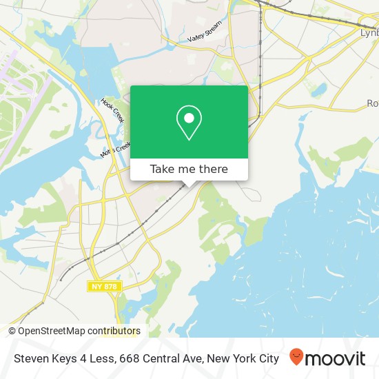 Steven Keys 4 Less, 668 Central Ave map