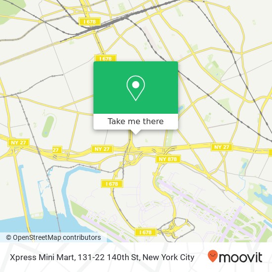 Mapa de Xpress Mini Mart, 131-22 140th St