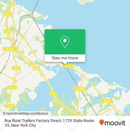 Buy Boat Trailers Factory Direct, 1729 State Route 35 map