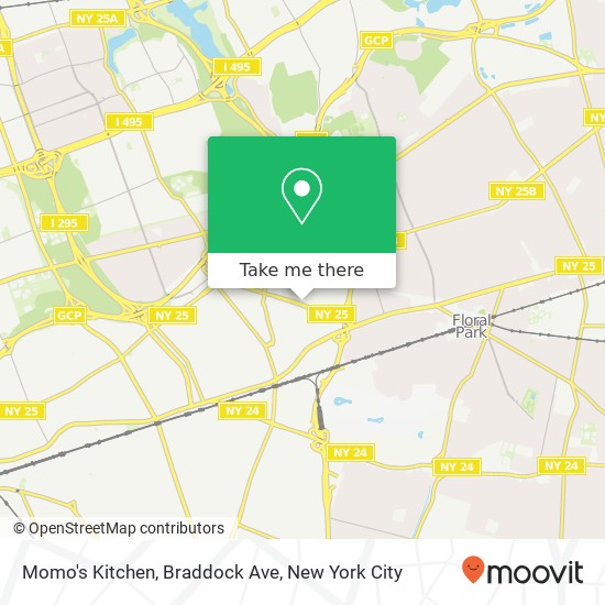 Mapa de Momo's Kitchen, Braddock Ave