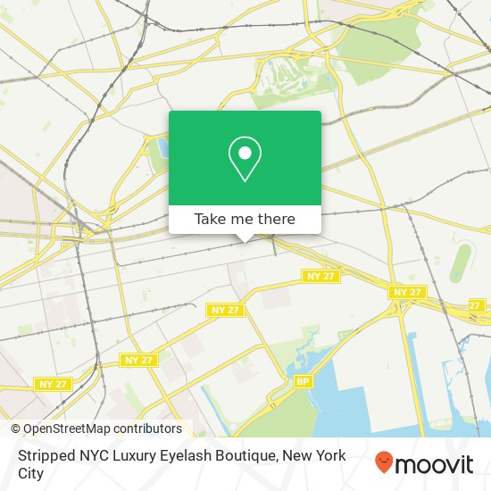 Stripped NYC Luxury Eyelash Boutique map