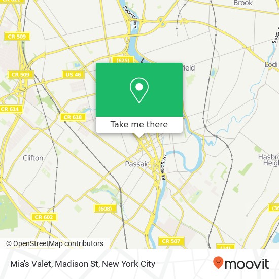 Mapa de Mia's Valet, Madison St