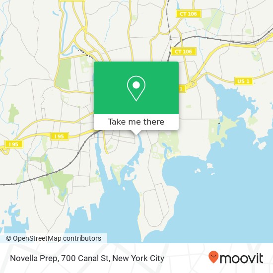 Mapa de Novella Prep, 700 Canal St