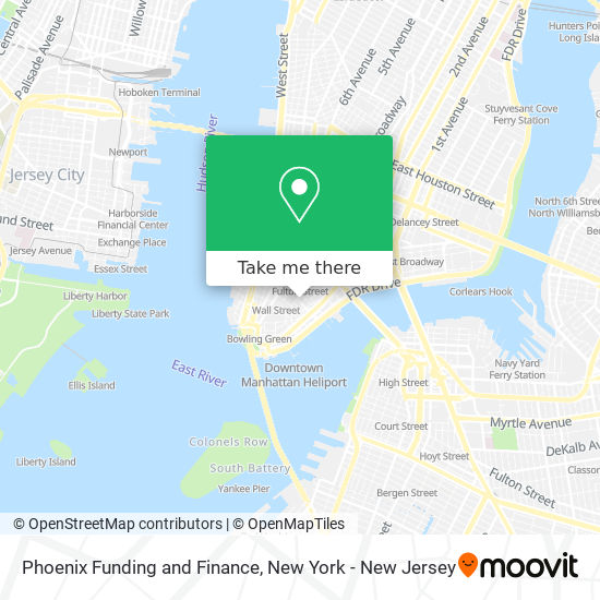 Phoenix Funding and Finance map