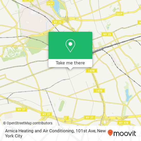 Arnica Heating and Air Conditioning, 101st Ave map