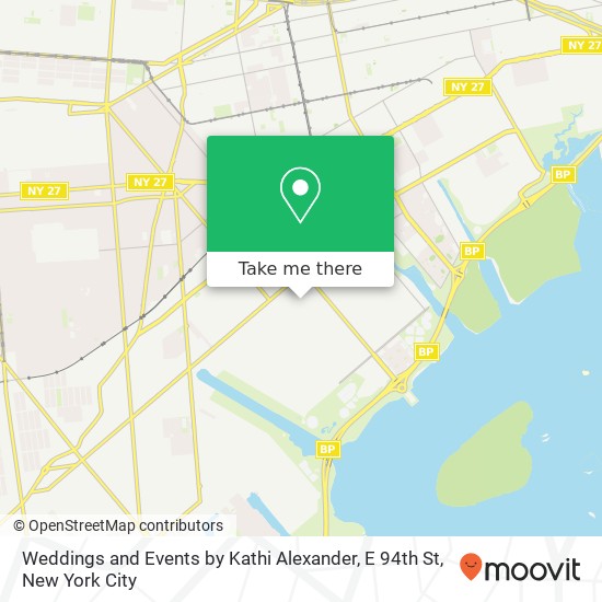 Mapa de Weddings and Events by Kathi Alexander, E 94th St