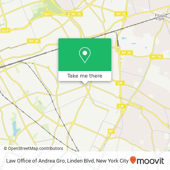 Mapa de Law Office of Andrea Gro, Linden Blvd