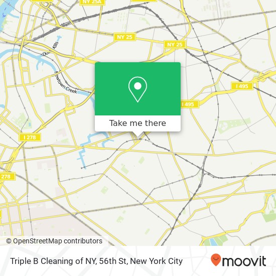 Mapa de Triple B Cleaning of NY, 56th St