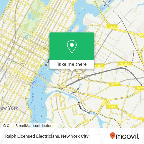 Ralph Licensed Electricians map