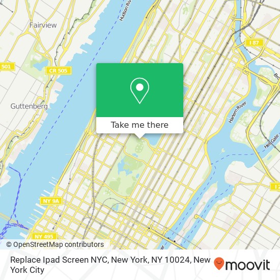 Mapa de Replace Ipad Screen NYC, New York, NY 10024