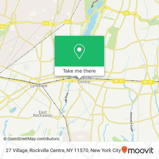 Mapa de 27 Village, Rockville Centre, NY 11570