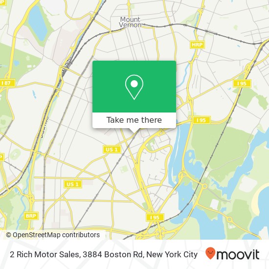 Mapa de 2 Rich Motor Sales, 3884 Boston Rd