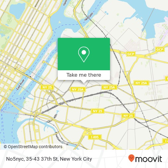 No5nyc, 35-43 37th St map