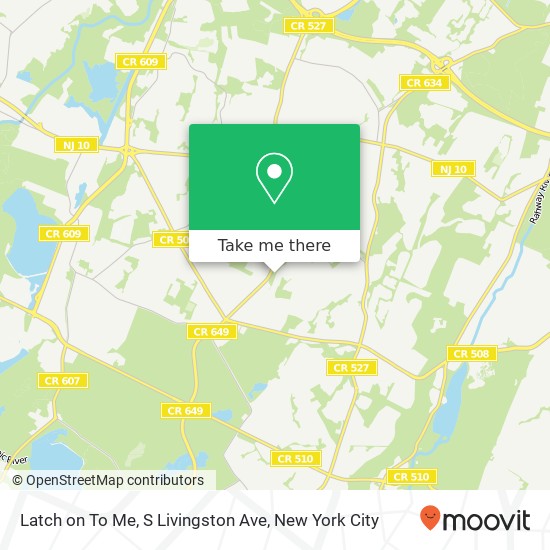 Mapa de Latch on To Me, S Livingston Ave