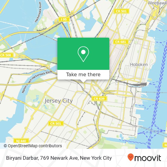 Biryani Darbar, 769 Newark Ave map