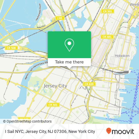 I Sail NYC, Jersey City, NJ 07306 map