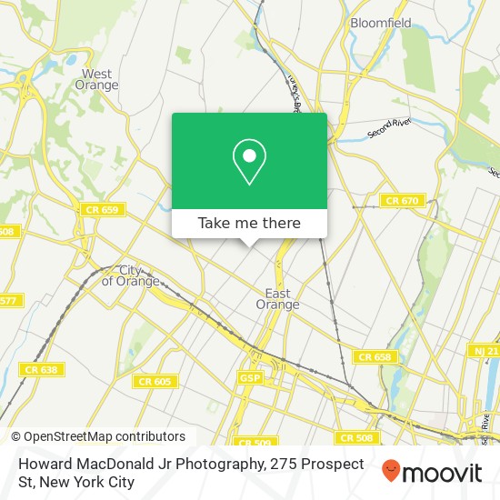 Howard MacDonald Jr Photography, 275 Prospect St map