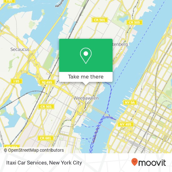 Itaxi Car Services map