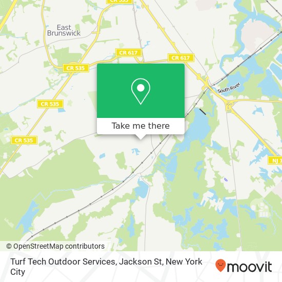 Mapa de Turf Tech Outdoor Services, Jackson St